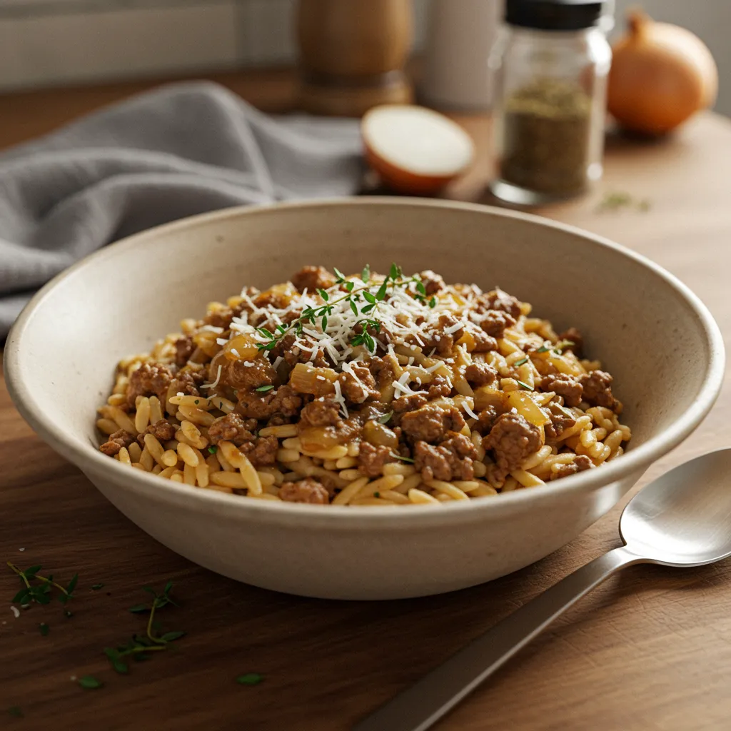 Savory Ground Beef Orzo Recipe for Cozy Nights: Ultimate Comfort Food Perfection